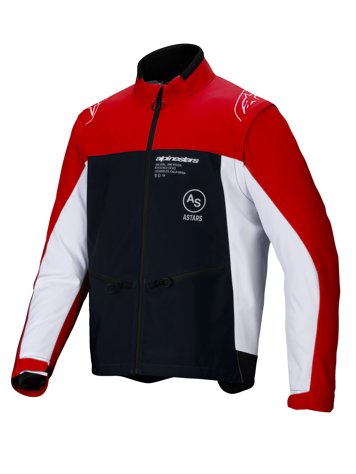 Alpinestars Lite-Dura Softshell Endurojas Zwart Rood