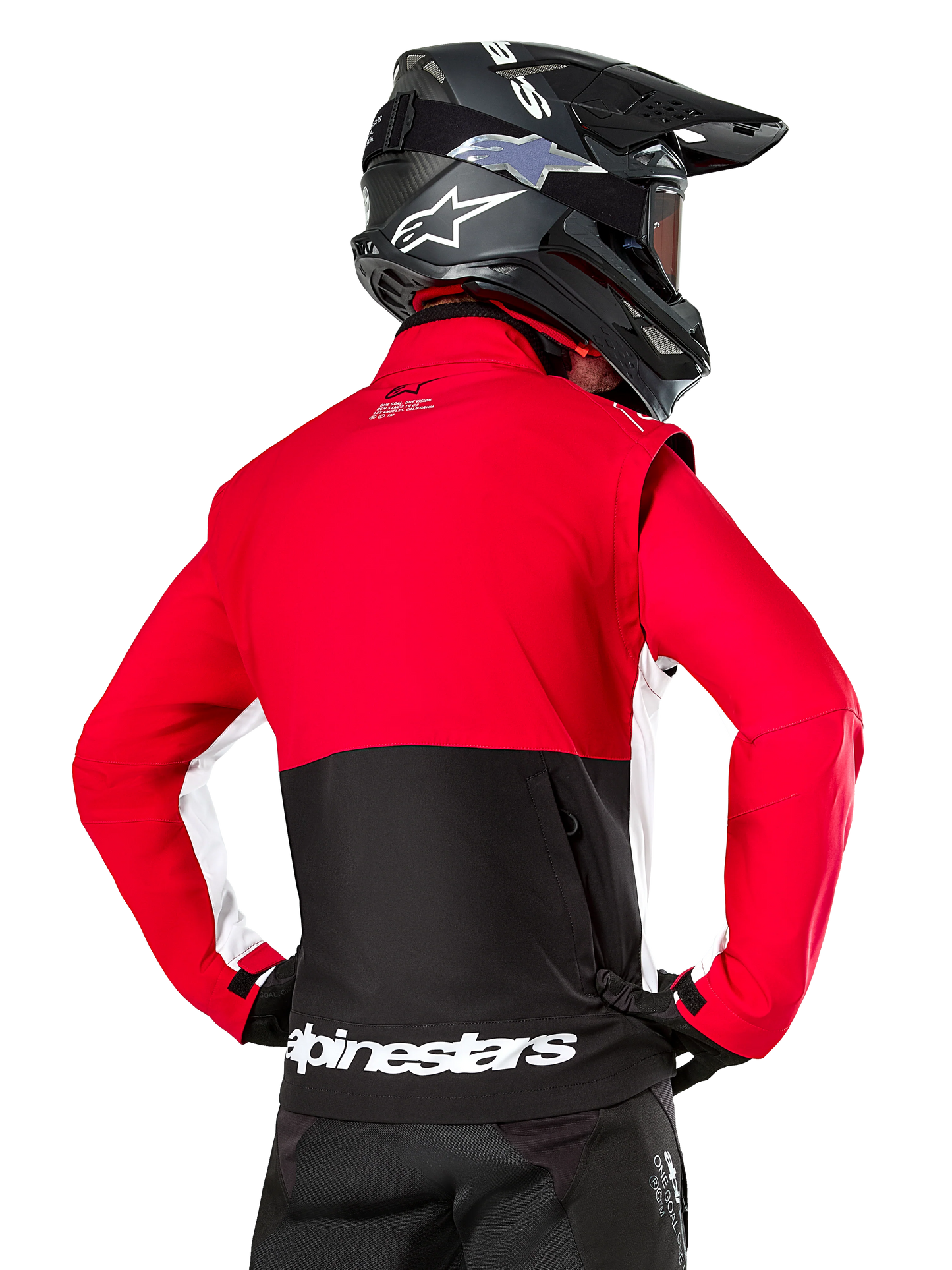 Alpinestars Lite-Dura Softshell Endurojas Zwart Rood