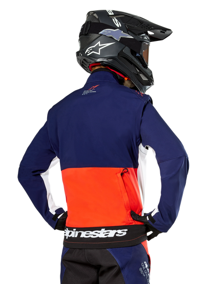 Alpinestars Lite-Dura Softshell Endurojas Oranje Marineblauw