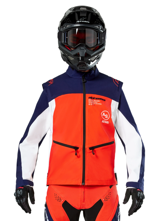 Alpinestars Lite-Dura Softshell Endurojas Oranje Marineblauw