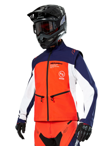 Alpinestars Lite-Dura Softshell Endurojas Oranje Marineblauw