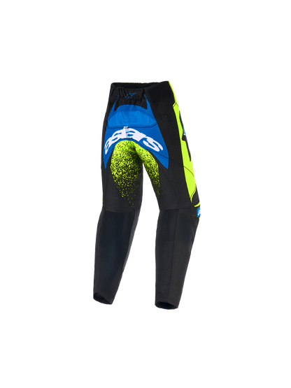 Alpinestars Racer Nomur Fluor Geel Blauw Kinder Crossbroek