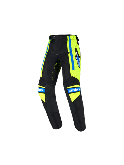 Alpinestars Racer Nomur Fluor Geel Blauw Kinder Crossbroek