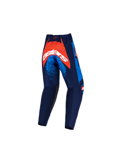 Alpinestars Racer Nomur Blauw Oranje Kinder Crossbroek