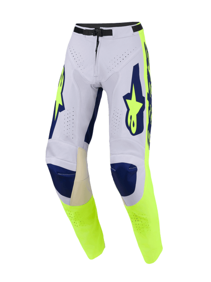 Alpinestars Racer Air Riway Grijs Fluor Geel Crossbroek