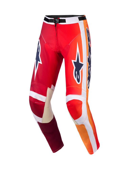 Alpinestars Racer Portl Grijs Rood Crossbroek