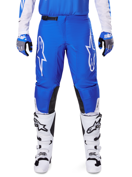 Alpinestars Fluid Haul Blauw Wit Crossbroek