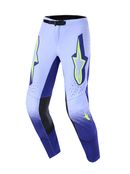 Alpinestars Supertech Scenz Paars Fluor Geel Crossbroek