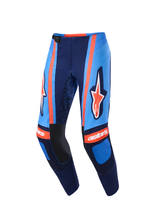Alpinestars Techstar Nomur Blauw Oranje Crossbroek