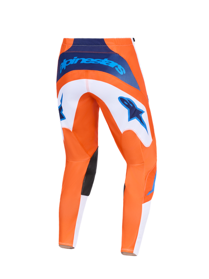 Alpinestars Fluid Grid Oranje Blauw Crossbroek