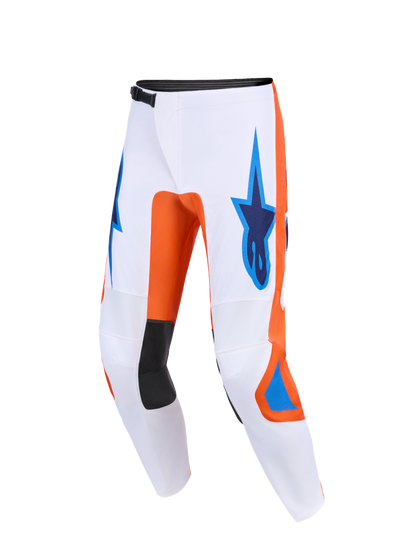 Alpinestars Fluid Grid Oranje Blauw Crossbroek