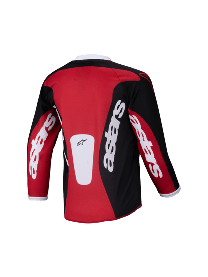 Alpinestars Racer Veil Zwart Rood Kinder Crossshirt