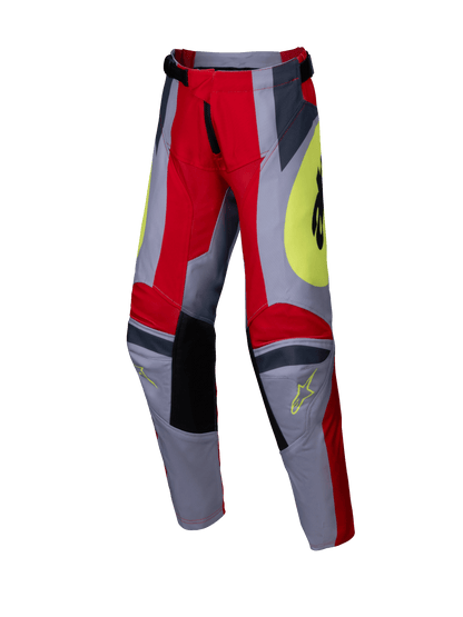 Alpinestars Racer Melt Rood Grijs Kinder Crossbroek