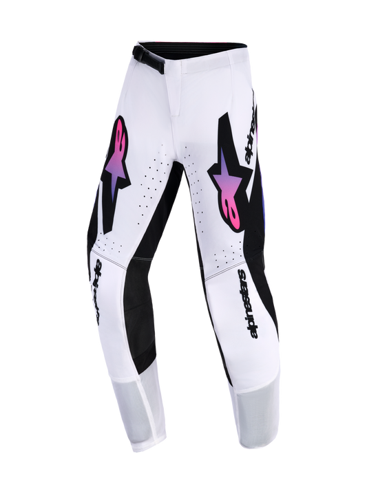 Alpinestars Supertech Vista Wit Paars Kinder Crossbroek
