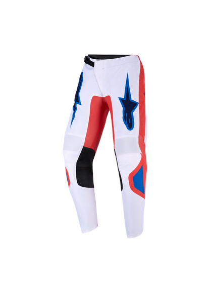 Alpinestars Fluid Grid Oranje Blauw Kinder Crossbroek