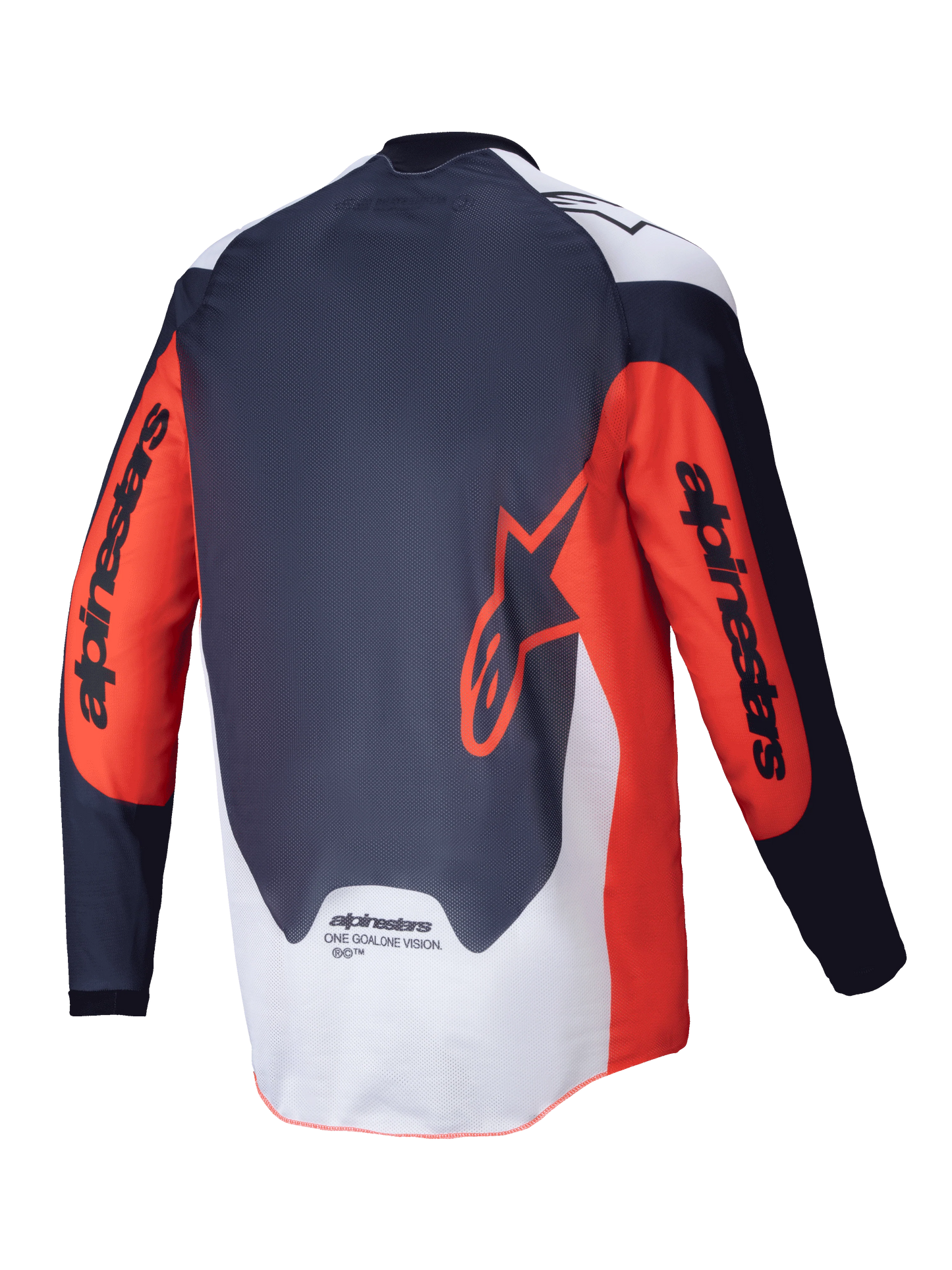 Alpinestars PRO-Dura Oranje Marineblauw Enduro/Crossshirt