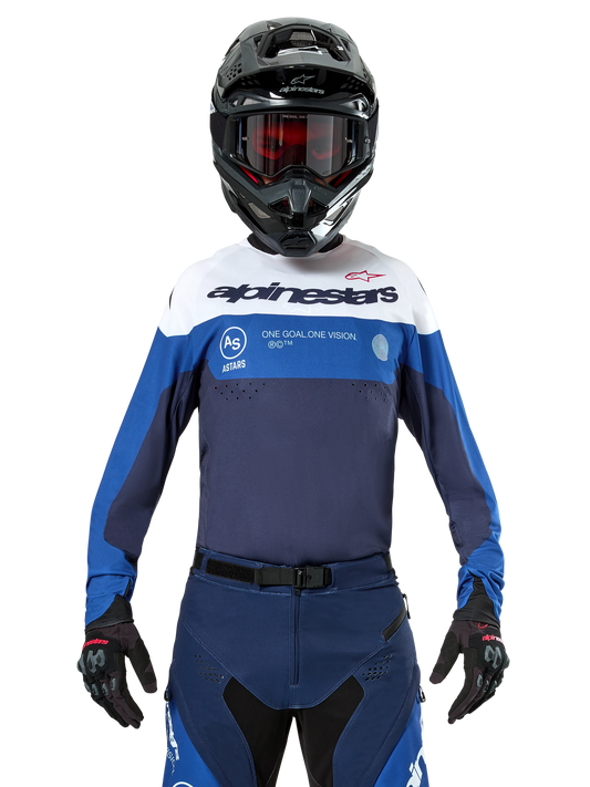 Alpinestars PRO-Dura Blauw Enduro/Crossshirt