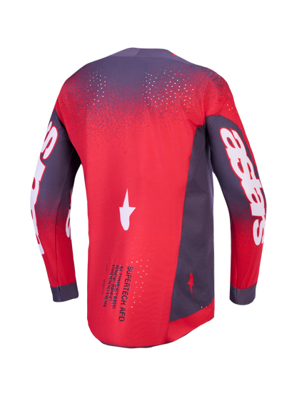 Alpinestars Supertech AFD Hinten Rood Crossshirt