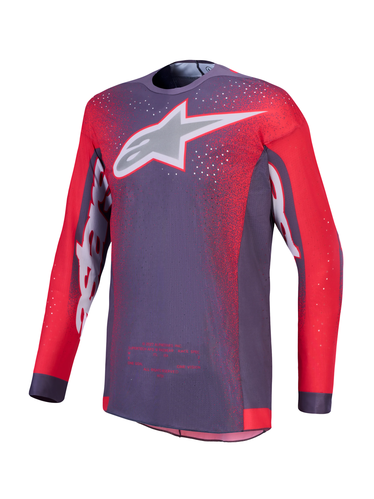 Alpinestars Supertech AFD Hinten Rood Crossshirt