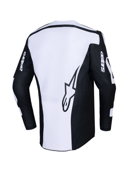 Alpinestars Racer Air Riway Zwart Wit Crossshirt
