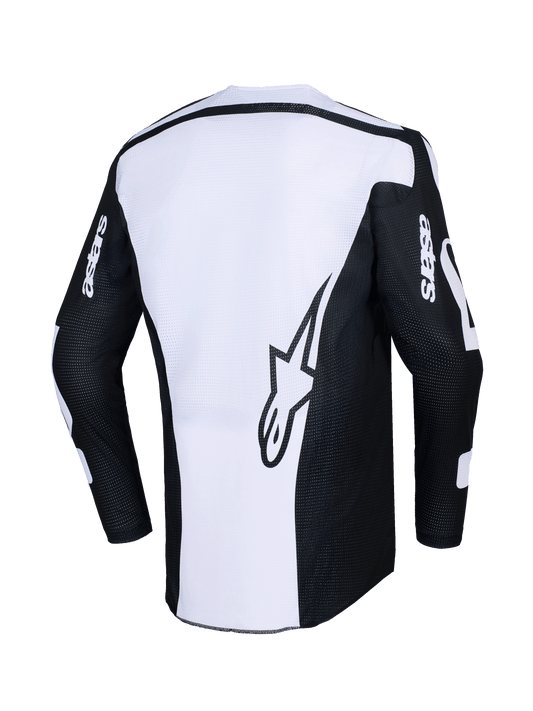 Alpinestars Racer Air Riway Zwart Wit Crossshirt