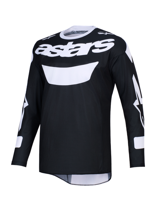 Alpinestars Racer Air Riway Zwart Wit Crossshirt