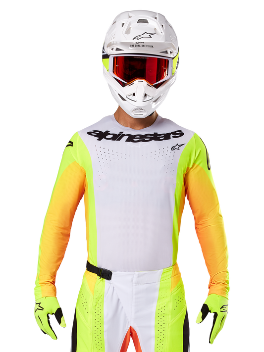 Alpinestars Techstar Melt Geel Zwart Crossshirt