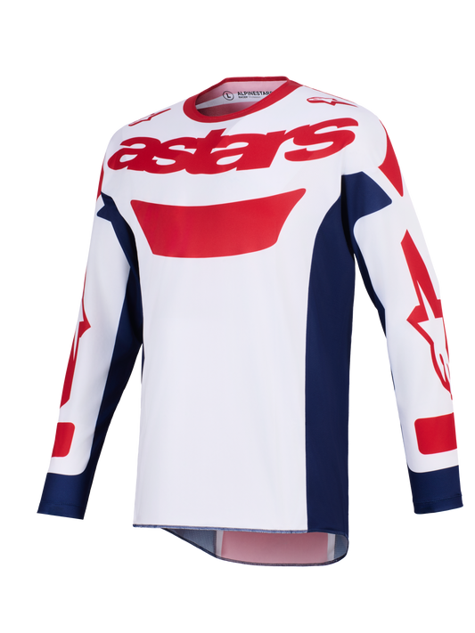 Alpinestars Racer Riway Wit Rood Crossshirt