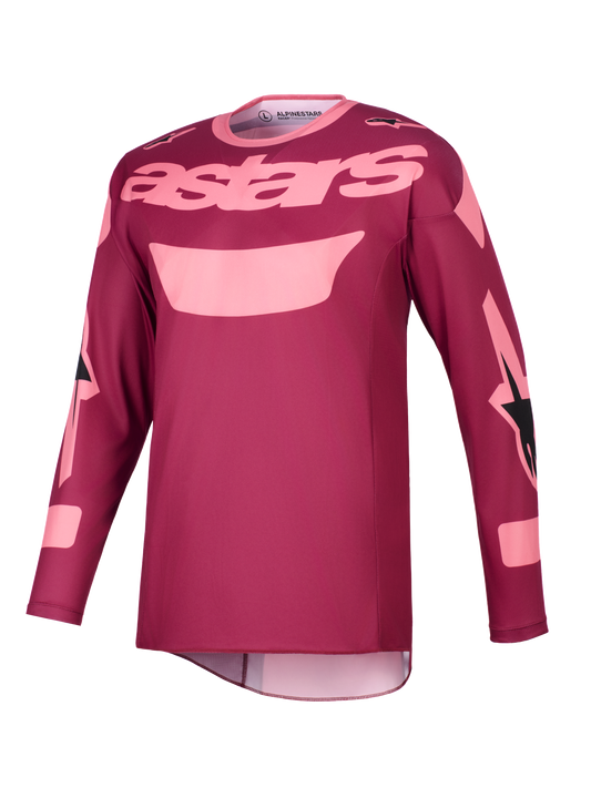 Alpinestars Racer Riway Rood Roze Crossshirt