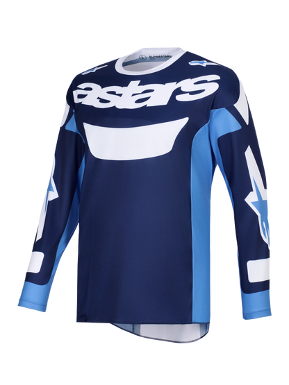 Alpinestars Racer Riway Blauw Crossshirt