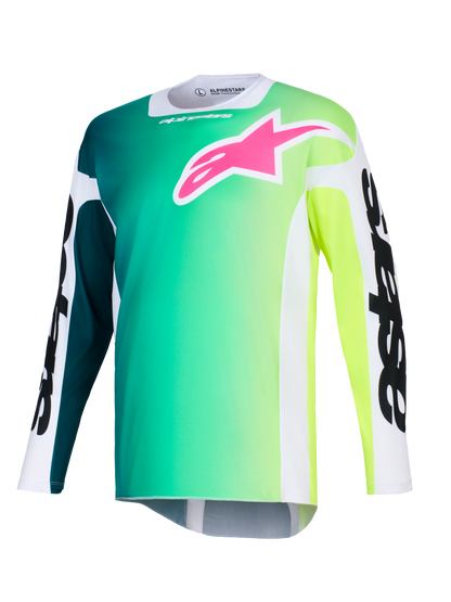 Alpinestars Racer Portl Groen Crossshirt