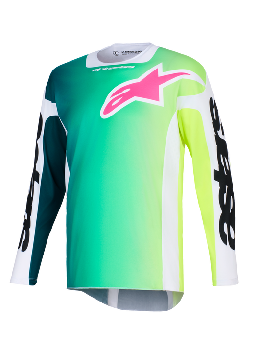 Alpinestars Racer Portl Groen Crossshirt