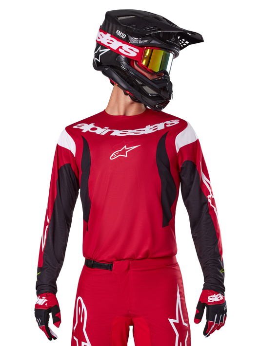 Alpinestars Fluid Haul Rood Zwart Crossshirt