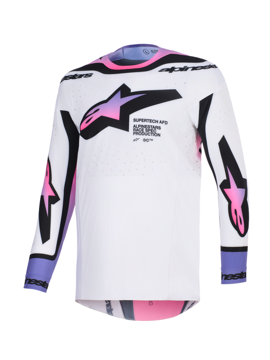 Alpinestars Supertech AFD Vista Wit Roze Crossshirt