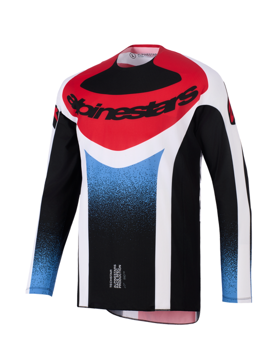 Alpinestars Techstar Knif Zwart Rood Crossshirt