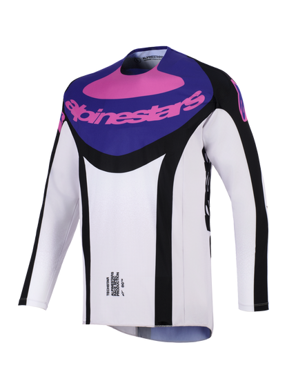 Alpinestars Techstar Knif Grijs Paars Crossshirt