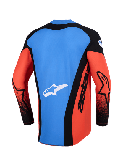 Alpinestars Techstar Knif Oranje Blauw Crossshirt