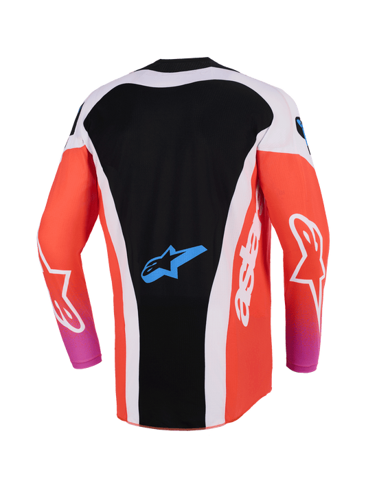 Alpinestars Techstar Knif Grijs Fluor Oranje Crossshirt