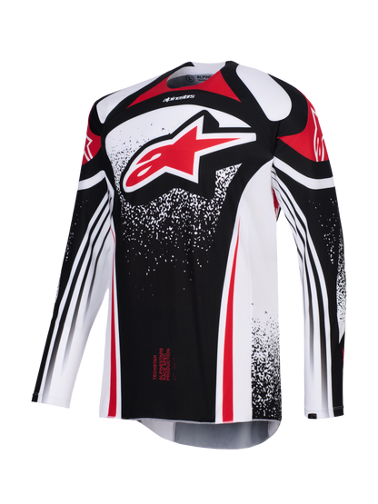 Alpinestars Techstar Nomur Zwart Rood Crossshirt