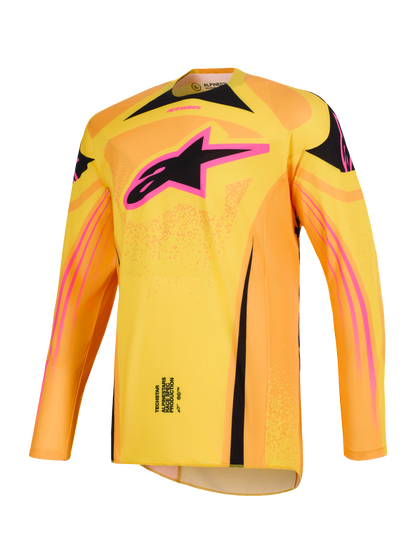 Alpinestars Techstar Nomur Geel Oranje Crossshirt