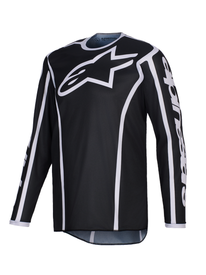 Alpinestars Fluid Apex Zwart Grijs Crossshirt