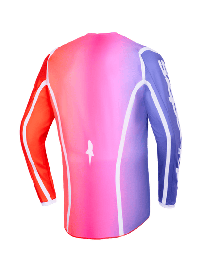 Alpinestars Fluid Apex Paars Oranje Crossshirt