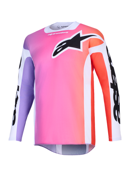 Alpinestars Racer Air Portl Paars Roze Crossshirt
