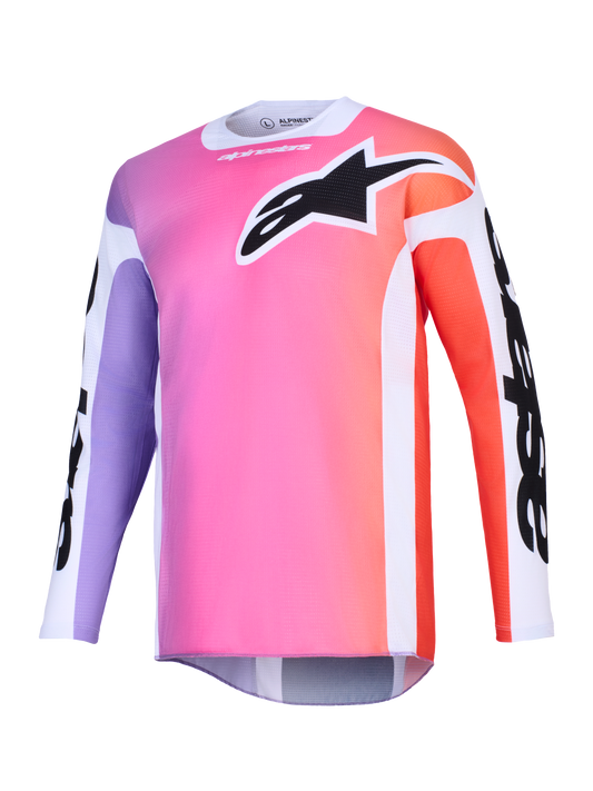 Alpinestars Racer Air Portl Paars Roze Crossshirt