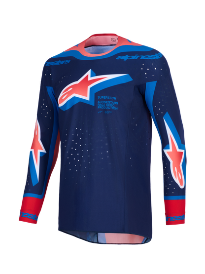 Alpinestars Supertech Vista Donker Blauw Crossshirt