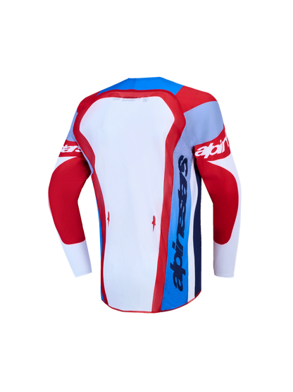 Alpinestars Supertech Dyna Rood Blauw Crossshirt