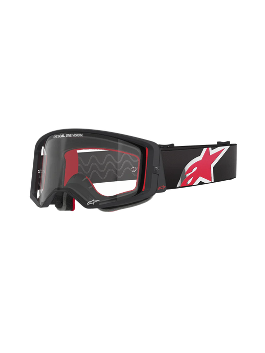 Alpinestars Supertech Corp Crossbril Zwart Rood