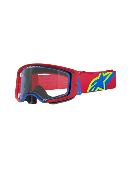 Alpinestars Supertech Corp Crossbril Rood Blauw