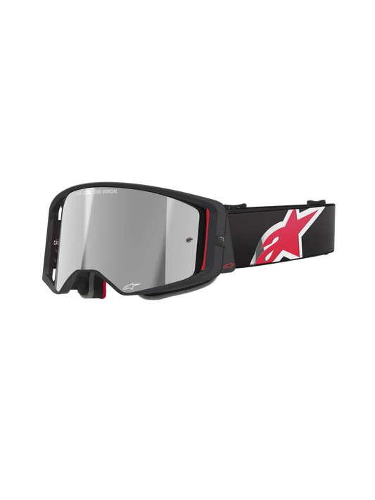 Alpinestars Supertech Corp Crossbril Zwart Rood