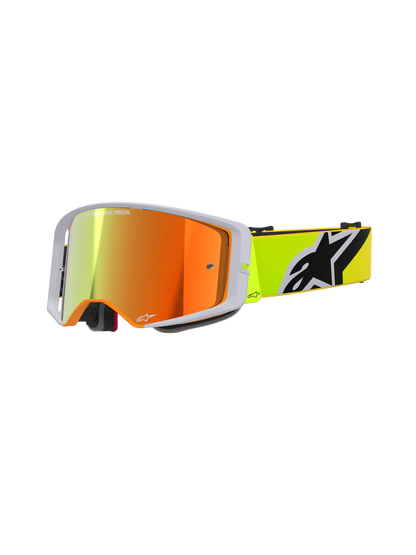 Alpinestars Supertech Corp Crossbril Fluor Geel Grijs